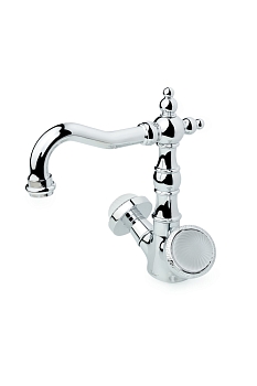 Фото Смеситель для раковины Boheme Satine 272-ST хром глянец