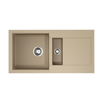 Фото Кухонная мойка Omoikiri Sakaime 86-2-CH 4993238 шампань