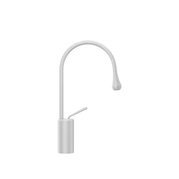 Фото Смеситель для раковины Gessi Goccia 33604#279, белый матовый