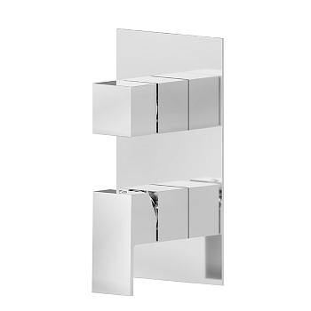 Фото Смеситель Newform Ergo Q 67694E.21.018 для душа с переключателем на 2 потока, хром глянец