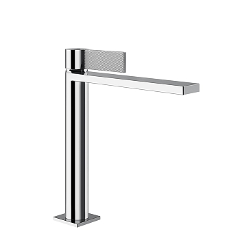 Фото Смеситель для раковины Gessi Inverso Diamantato 73655#031 с донным клапаном, хром