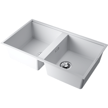 Фото Кухонная мойка Omoikiri Kitagawa 83-2-U-WH 4993809 белый