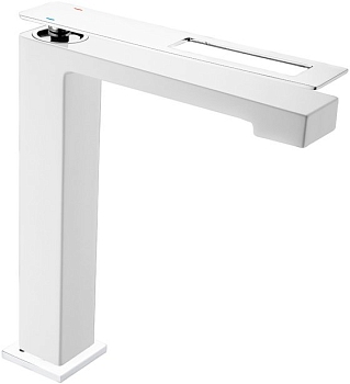 Фото Смеситель для раковины Boheme Q 142-WCR хром/белый