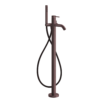 Фото Смеситель для ванны Gessi 316 54028#708 напольный, медь браш pvd