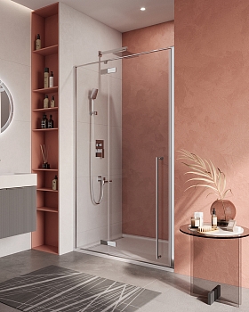 Фото Душевая дверь Cezares LINER-B-12-120-C-Cr-L