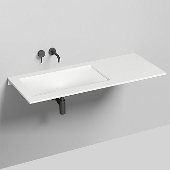 Фото Раковина Salini Marea 1802213M встраиваемая 70 см, цвет белый матовый