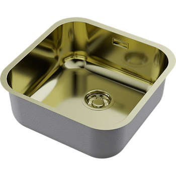 Фото Кухонная мойка Omoikiri Omi 44-U/I-LG 4993268 светлое золото