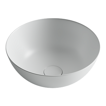 Фото Раковина Ceramicanova Element CN6003 накладная 35,8 × 35,8 × 15,5 см, белый матовый
