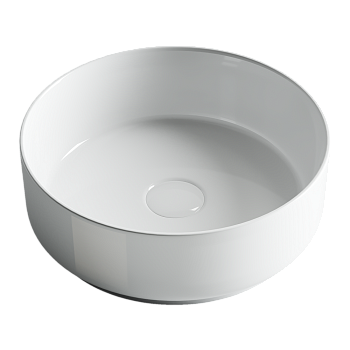 Фото Раковина Ceramicanova Element CN5001 накладная 36 × 36 × 12 см, белый глянцевый