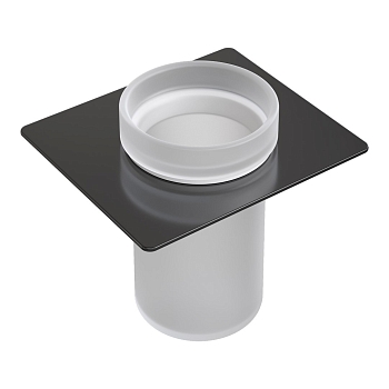 Фото Стакан для полки Boheme Space 10966-SGM-TUM подвесной, shine gun metall, графит глянец