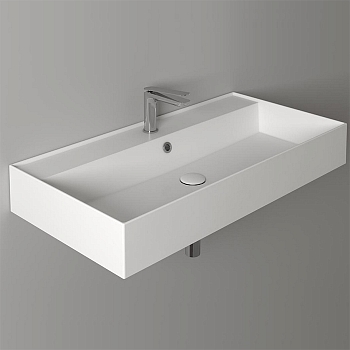 Фото Раковина Simas Agile AG91 bi*1 подвесная 91 см, цвет белый