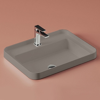 Фото Раковина Artceram Fuori Scala TFL034 40 00 накладная 60 см, цвет tortora