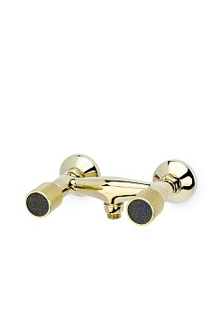 Фото Смеситель для душа Boheme Royal 294-Royal/CRST black золото