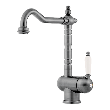 Фото Смеситель для кухни Omoikiri Kyoto 2 Plus-SI 4994352 античное серебро