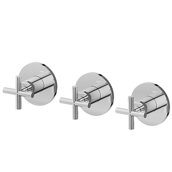 Фото Смеситель Newform Blink 70872E.21.018 для душа с переключателем на 2 потока, хром глянец