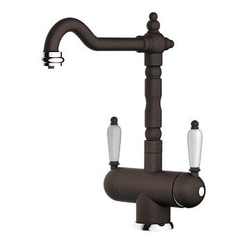 Фото Смеситель для кухни Omoikiri Amagasaki-DC 4994070 темный шоколад