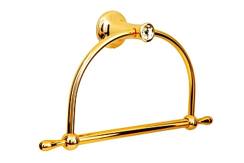 Фото Полотенцедержатель Boheme Chiaro 10505 золото 29 см