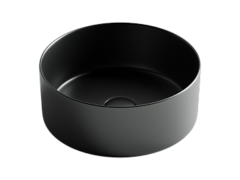 Фото Раковина Ceramicanova Element CN6032MB накладная 35,8 × 35,8 × 13,7 см, черный матовый