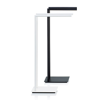 Фото Стойка Decor Walther Straight 0504850 с полотенцедержателями 38xh80 см, белый матовый