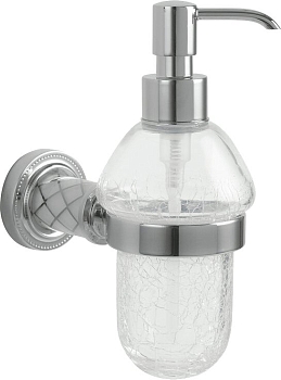 Фото Дозатор жидкого мыла Boheme Murano 10912-W-CR подвесной хром