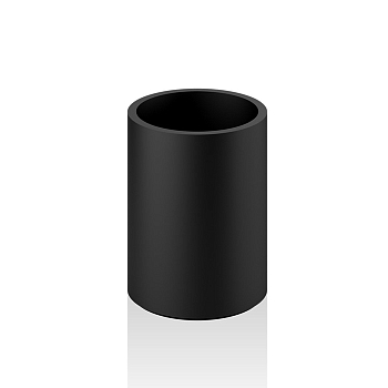 Фото Стакан Decor Walther Black Stone 0971560 настольный, черный матовый