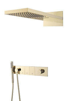 Фото Душевая система Boheme Zodiac 132-G золото глянец