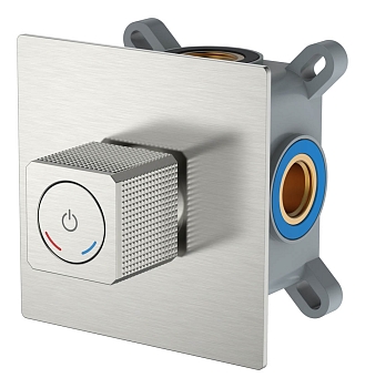 Фото Смеситель для душа Boheme Quad 154-5-NB nickel brush, никель матовый