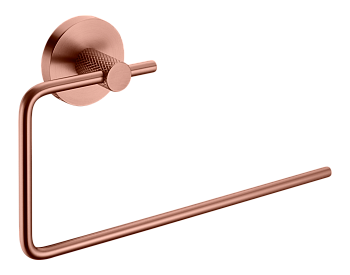 Фото Держатель для полотенца Boheme Uno 10975-CB медь браш 25 см