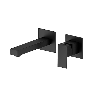 Фото Смеситель Newform Ergo Q 66428E.01.093 для раковины, черный матовый