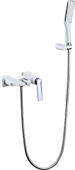 Фото Смеситель для ванны Boheme Venturo 373-W белый/хром