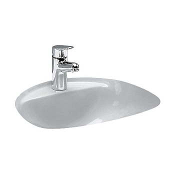 Фото Раковина Laufen Bijou 8.1123.0.000.155.1 встраиваемая 48 см, цвет белый