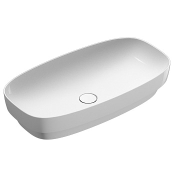 Фото Раковина Catalano Alvea 624750001 накладная 75 см, цвет белый глянцевый