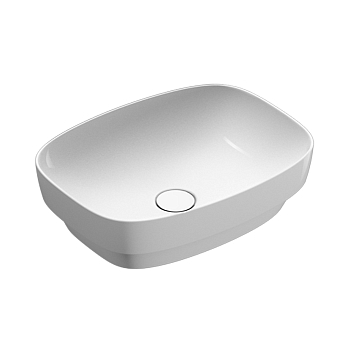 Фото Раковина Catalano Alvea 624500001 накладная 50 см, цвет белый глянцевый