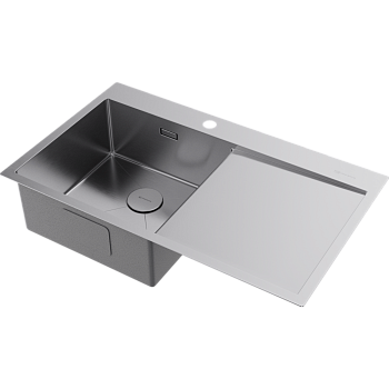 Фото Кухонная мойка Omoikiri Akisame 86-L-IN 4993760 нержавеющая сталь