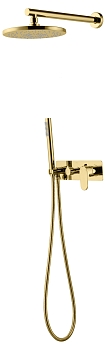 Фото Душевая система Boheme Spectre 454-G золото глянец