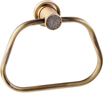 Фото Кольцо Boheme Royal Cristal 10925-BR для полотенец бронза