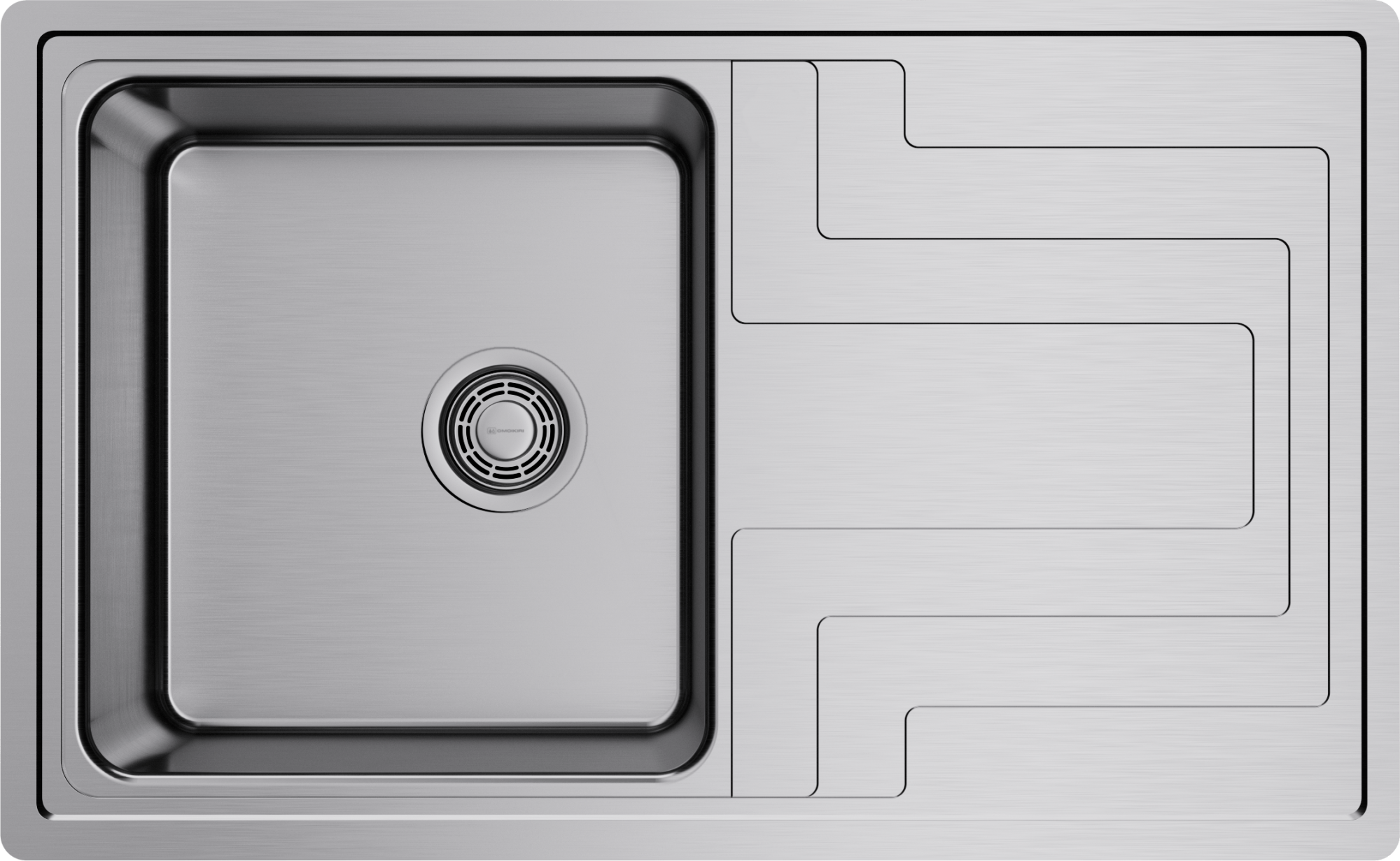 Фото Кухонная мойка Omoikiri Mizu 78-IN 4973730 нержавеющая сталь