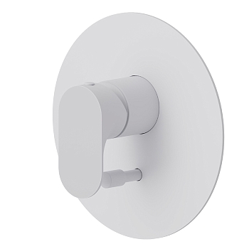 Фото Смеситель Newform Linfa II 69470E.01.014 для душа с переключателем на 2 потока, белый матовый