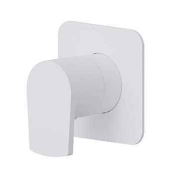 Фото Запорный вентиль Newform Haka 67690E.01.014 для душа, белый матовый