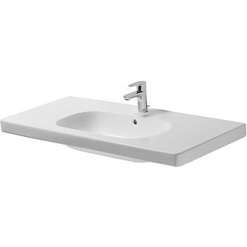 Фото Раковина Duravit D-Code 03421000002 подвесная 105 см, цвет белый