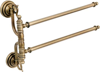 Фото Полотенцедержатель Boheme Medici 10616 бронза 39 см