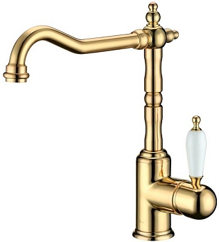 Фото Смеситель для кухни Boheme Tradizionale Oro 102 золото