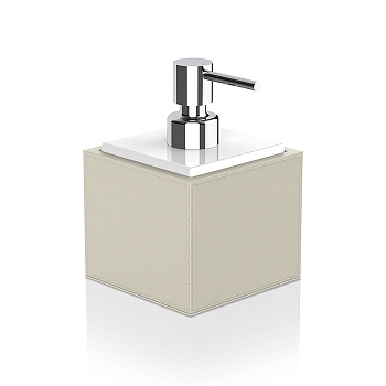 Фото Дозатор Decor Walther Brownie 0937147 настольный, бежевый/хром