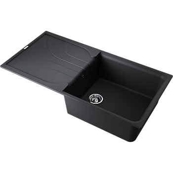 Фото Кухонная мойка Omoikiri Yasugata 100-BL 4993844 черный